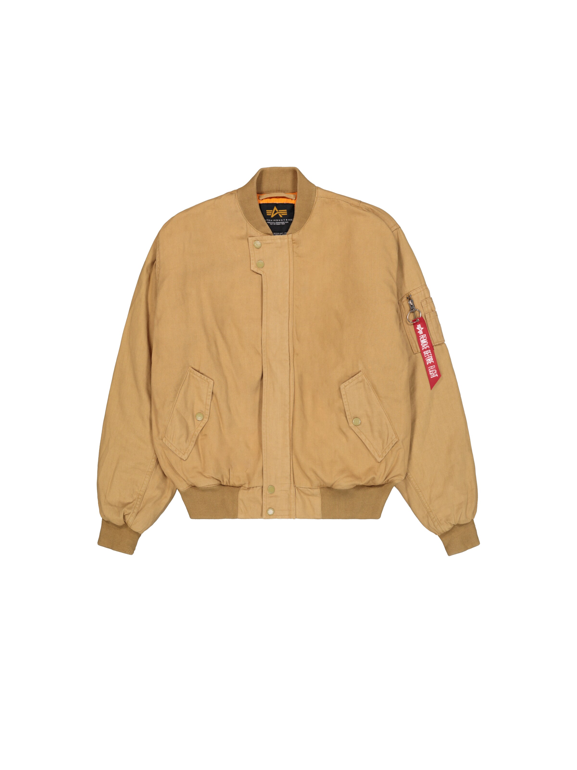 ALPHA INDUSTRIES Jacke 'MA-1 Mod' in Grün: Vorderseite