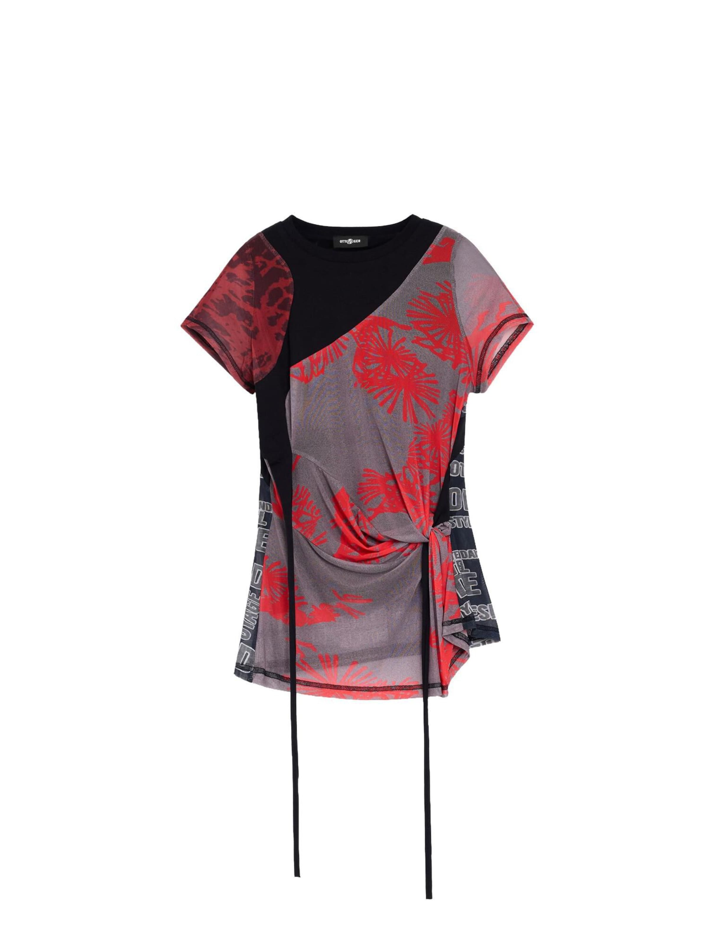 Desigual Тениска в червено: отпред