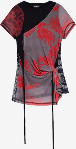 Desigual Тениска в червено: отпред