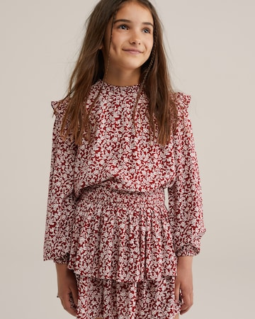WE Fashion Pusero värissä punainen: etupuoli