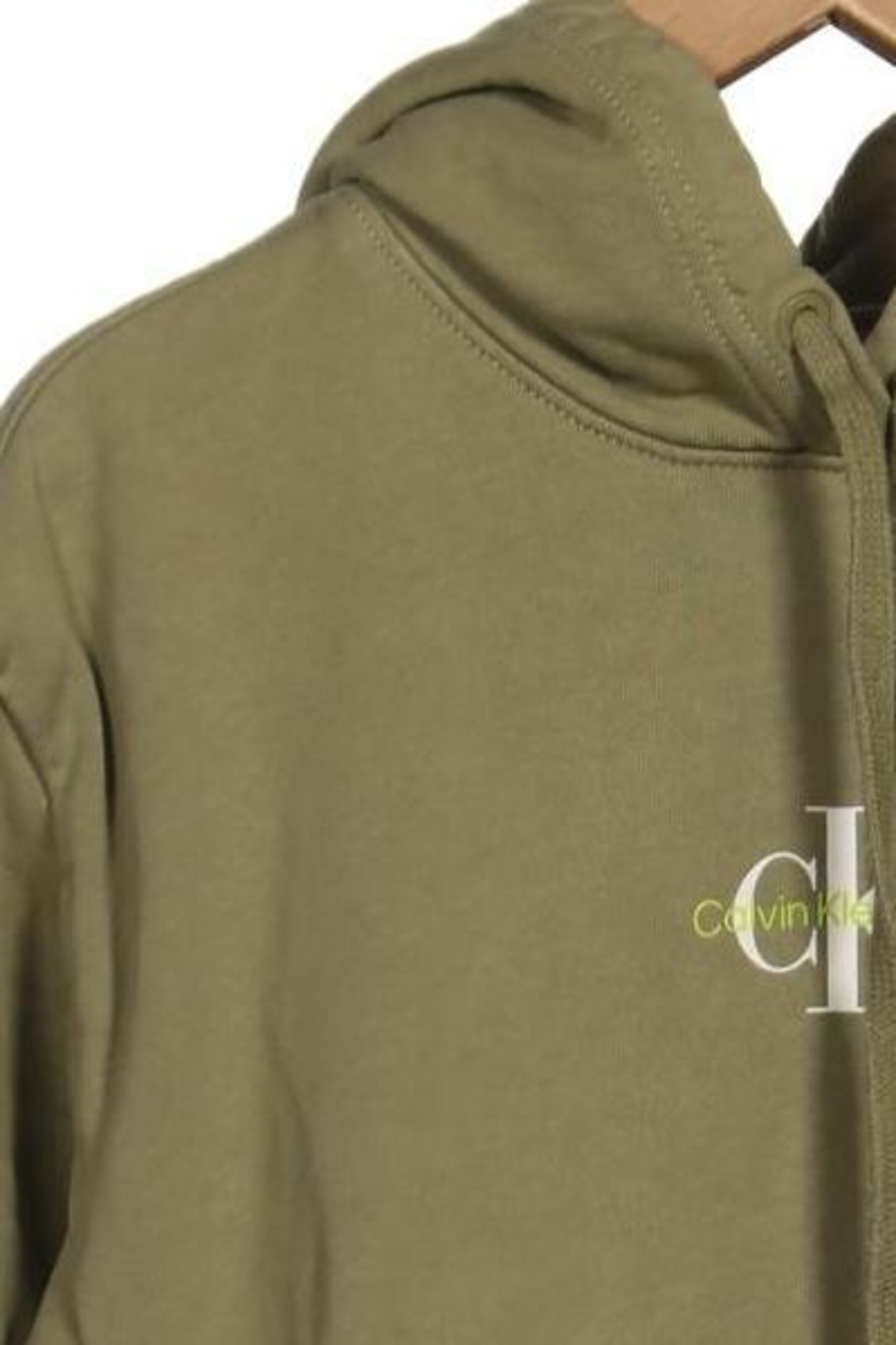 Calvin Klein Jeans Kapuzenpullover S in Grün