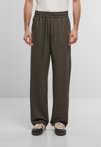 Another Cotton Lab Regular Pants in Brown: front