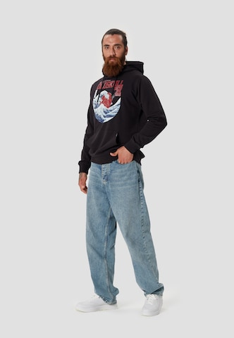 Oldskull Kapuzensweater 'Asian Big W' in Schwarz