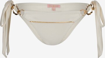 Pantaloncini per bikini 'Hoop Hoop' di Moda Minx in bianco: frontale