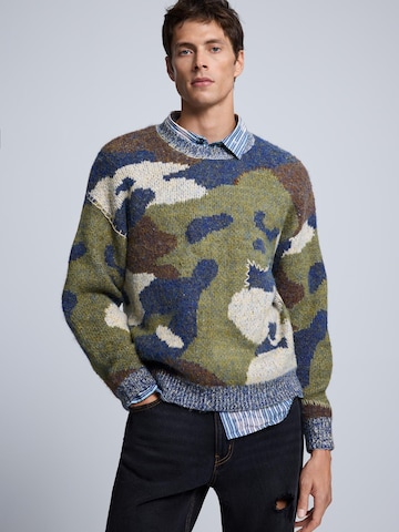 Desigual Pulóver - zöld: elől