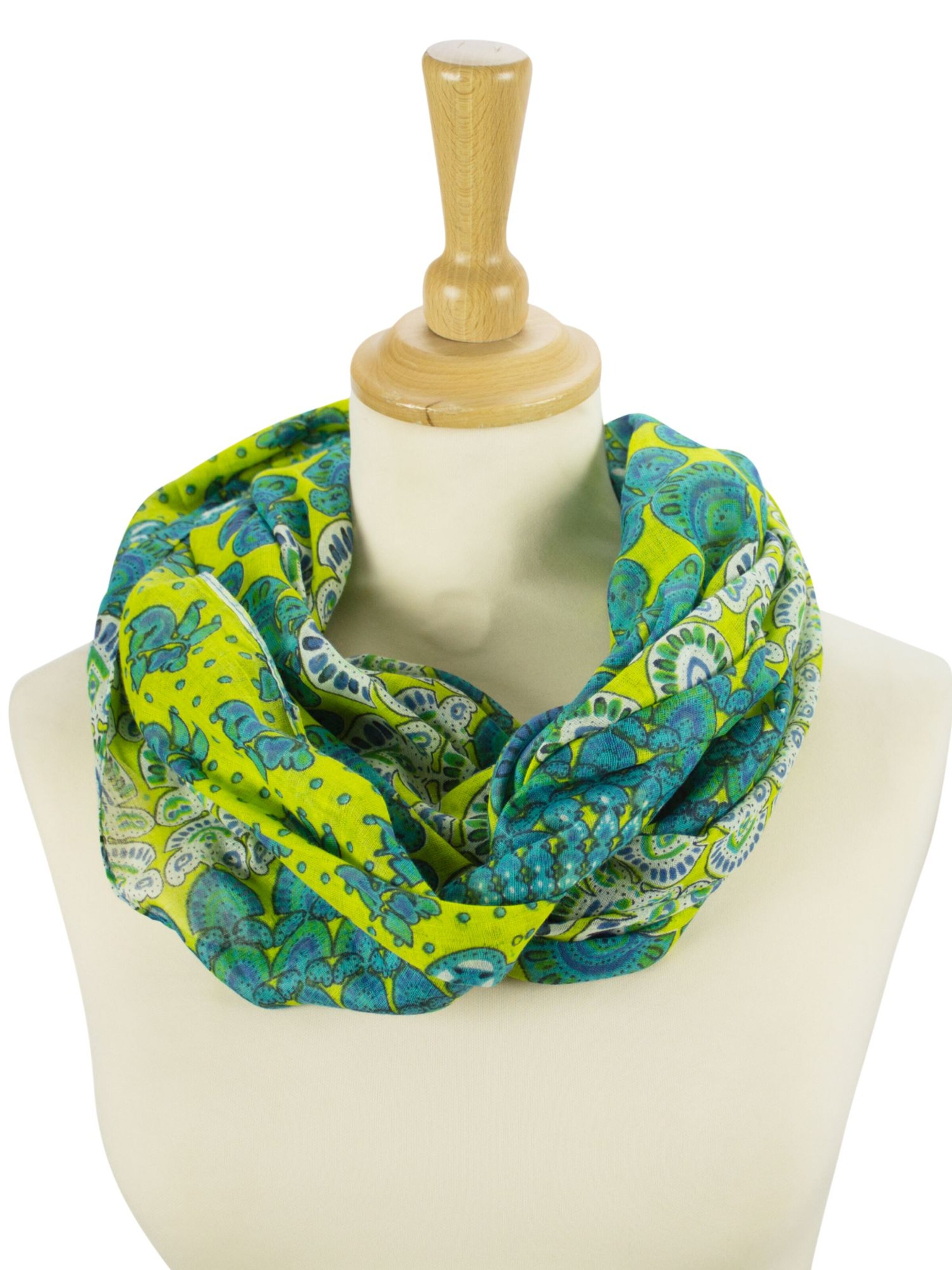 Sunsa Tube Scarf 'Sunsa' in Green