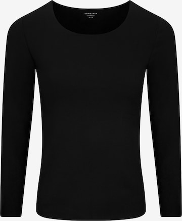 SCHIESSER Unterziehshirt ' Invisible Soft Warming ' in Schwarz: Vorderseite