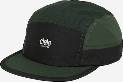 CIELE ATHLETICS Cap 'Black Forest' in dunkelgrün / schwarz / weiß, Produktansicht