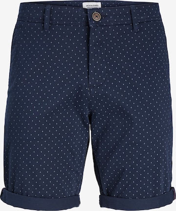 JACK & JONES - Calças chino 'Bowie' em azul: frente