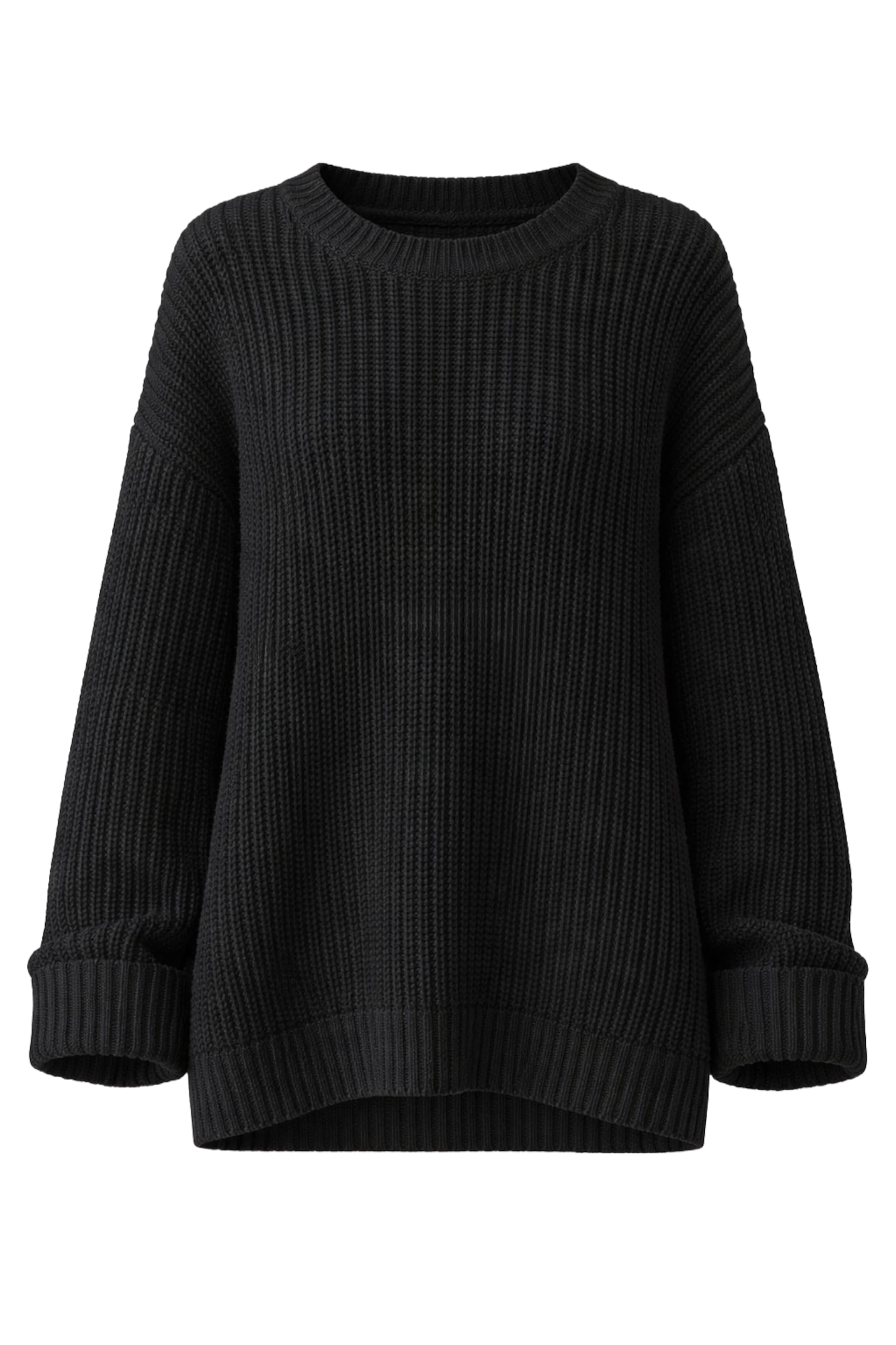 No Matter What Oversized sweater in Black: front