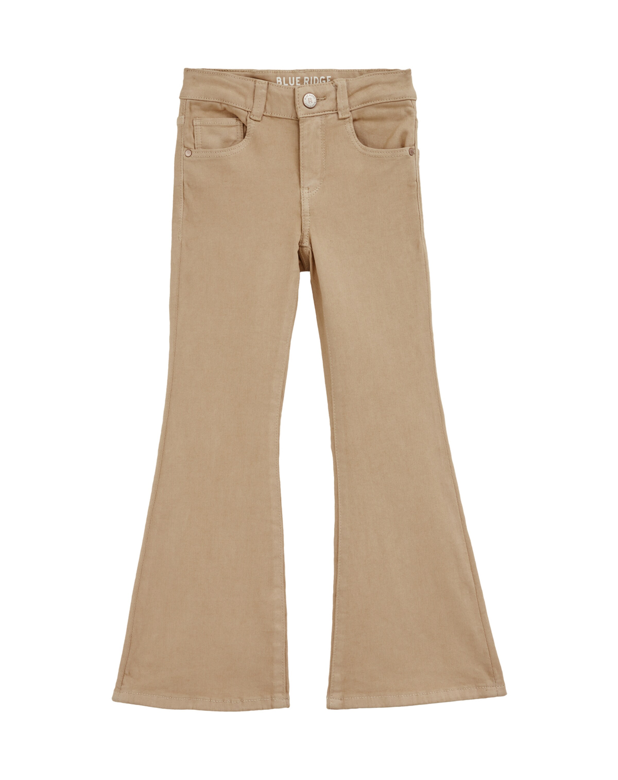 WE Fashion Flared Jeans i beige: framsida