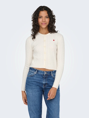 ONLY Knit cardigan 'ONLKatia' in White