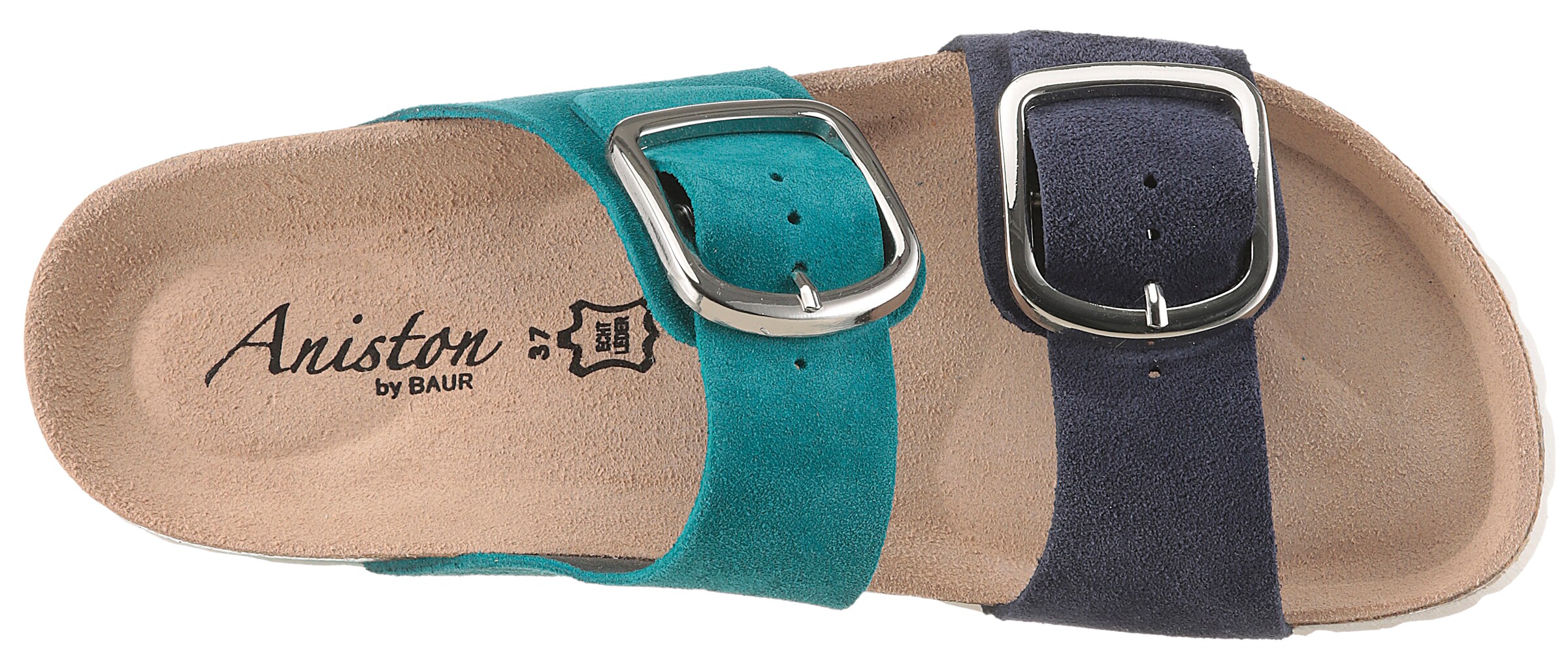 Aniston Mules in Blue