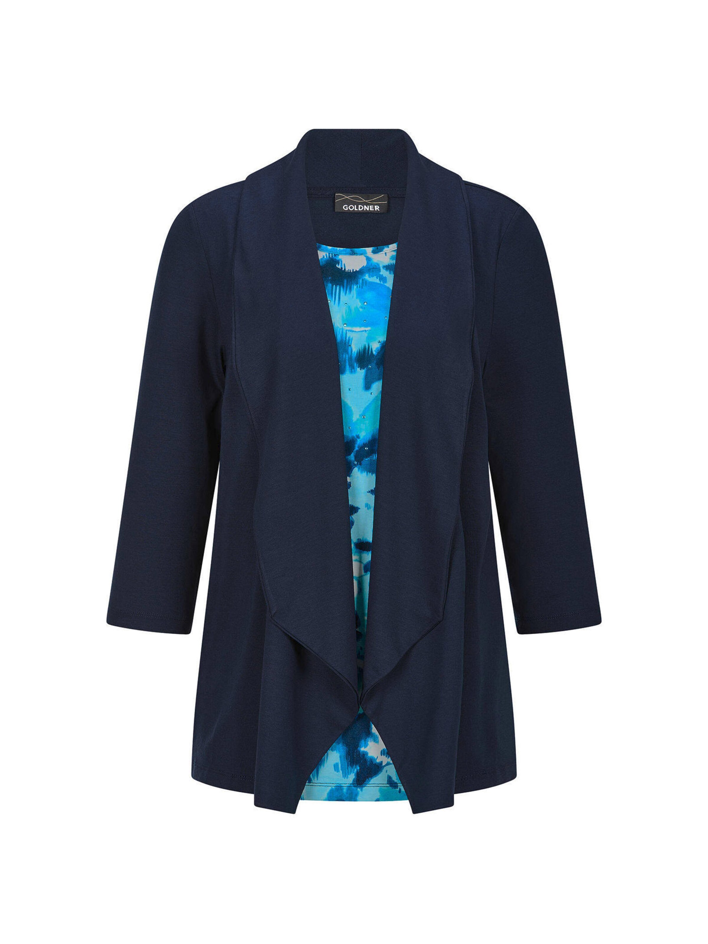 T-shirt Goldner en bleu : devant