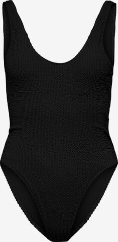 Bustier Maillot de bain 'LOLLI' ONLY en noir : devant