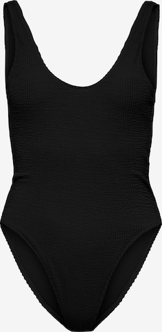 ONLY Bustier Badeanzug 'LOLLI' in Schwarz: predná strana