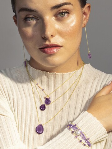 Luxenter Earrings 'Zoqoyi' in Purple