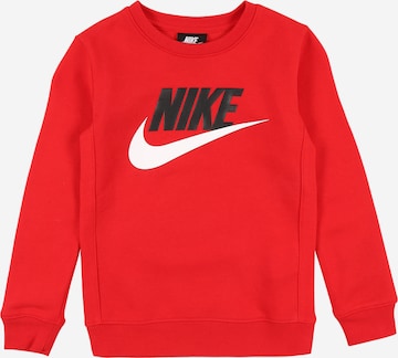 Felpa di Nike Sportswear in rosso: frontale