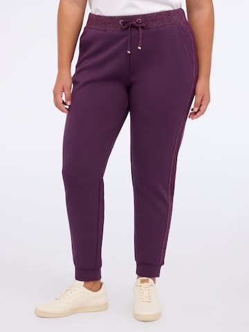Fiorella Rubino Regular Broek in Lila