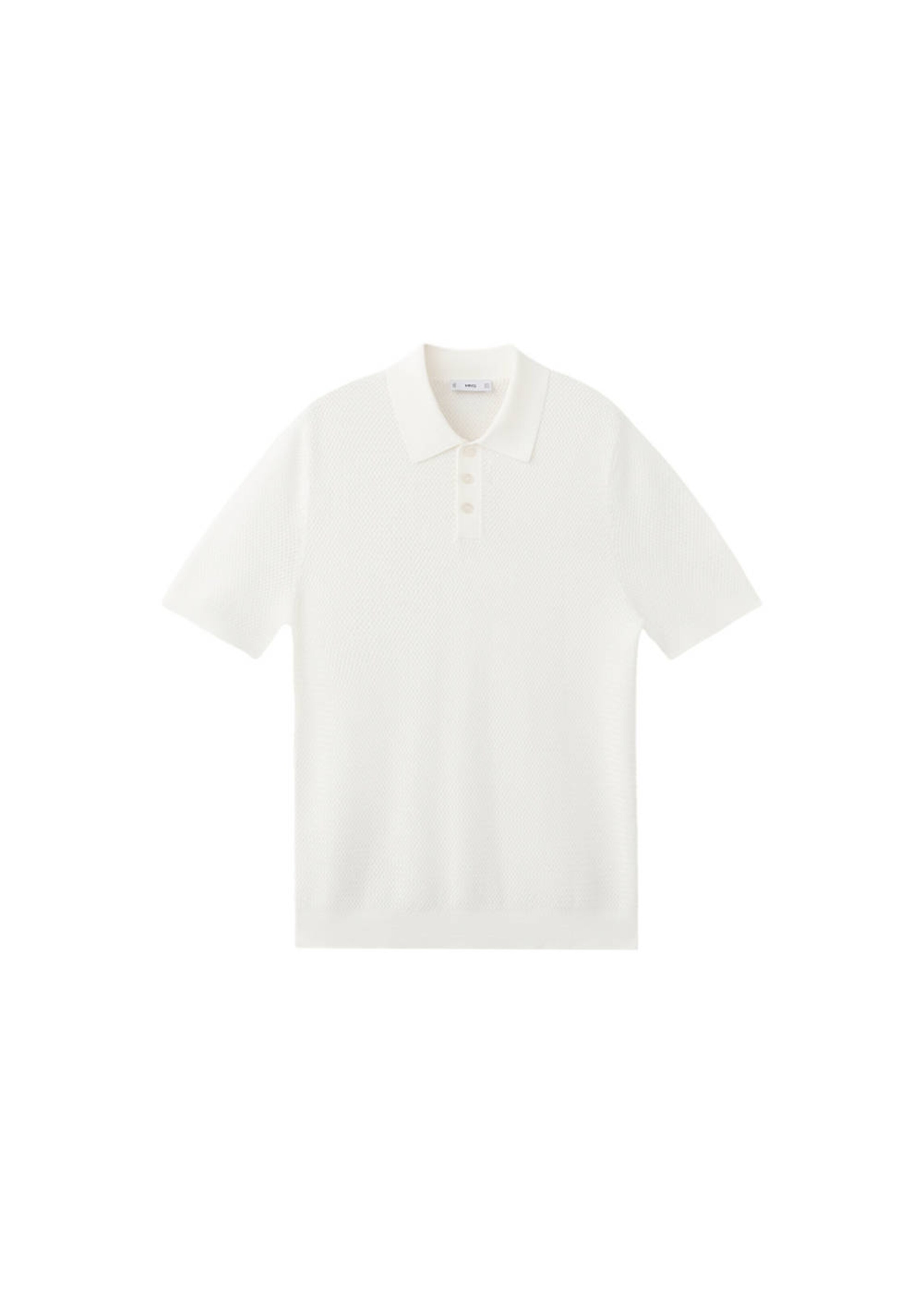 MANGO MAN Poloshirt 'Talaia' in Weiß: Vorderseite
