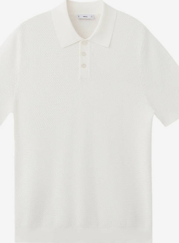 MANGO MAN Poloshirt 'Talaia' in Weiß: Vorderseite