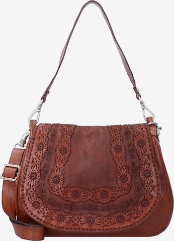 Campomaggi Shoulder Bag in Brown: front