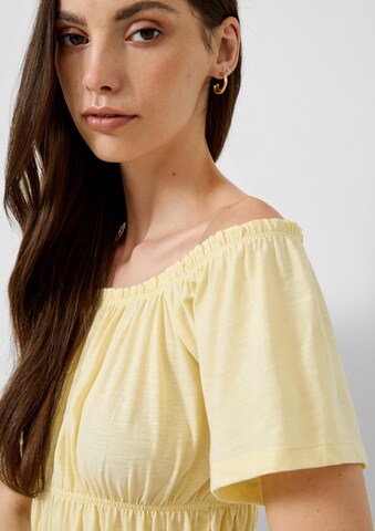 T-shirt QS en jaune