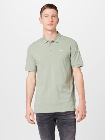 HUGO Shirt 'Donos' in Groen: voorkant