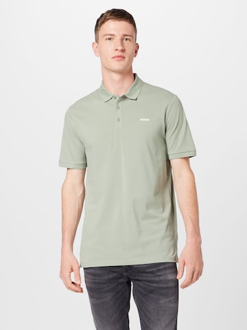 HUGO Red Shirt 'Donos' in Green: front