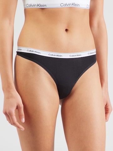 String Calvin Klein Underwear en beige : devant