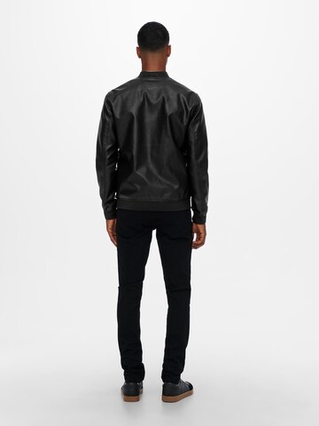 Veste mi-saison 'Aksel' Only & Sons en noir