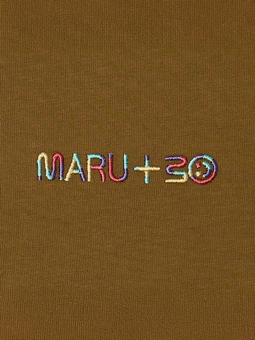 Maru + Bo Shirts 'HEAVY-WEIGHT RAINBOW T-SHIRT' i brun