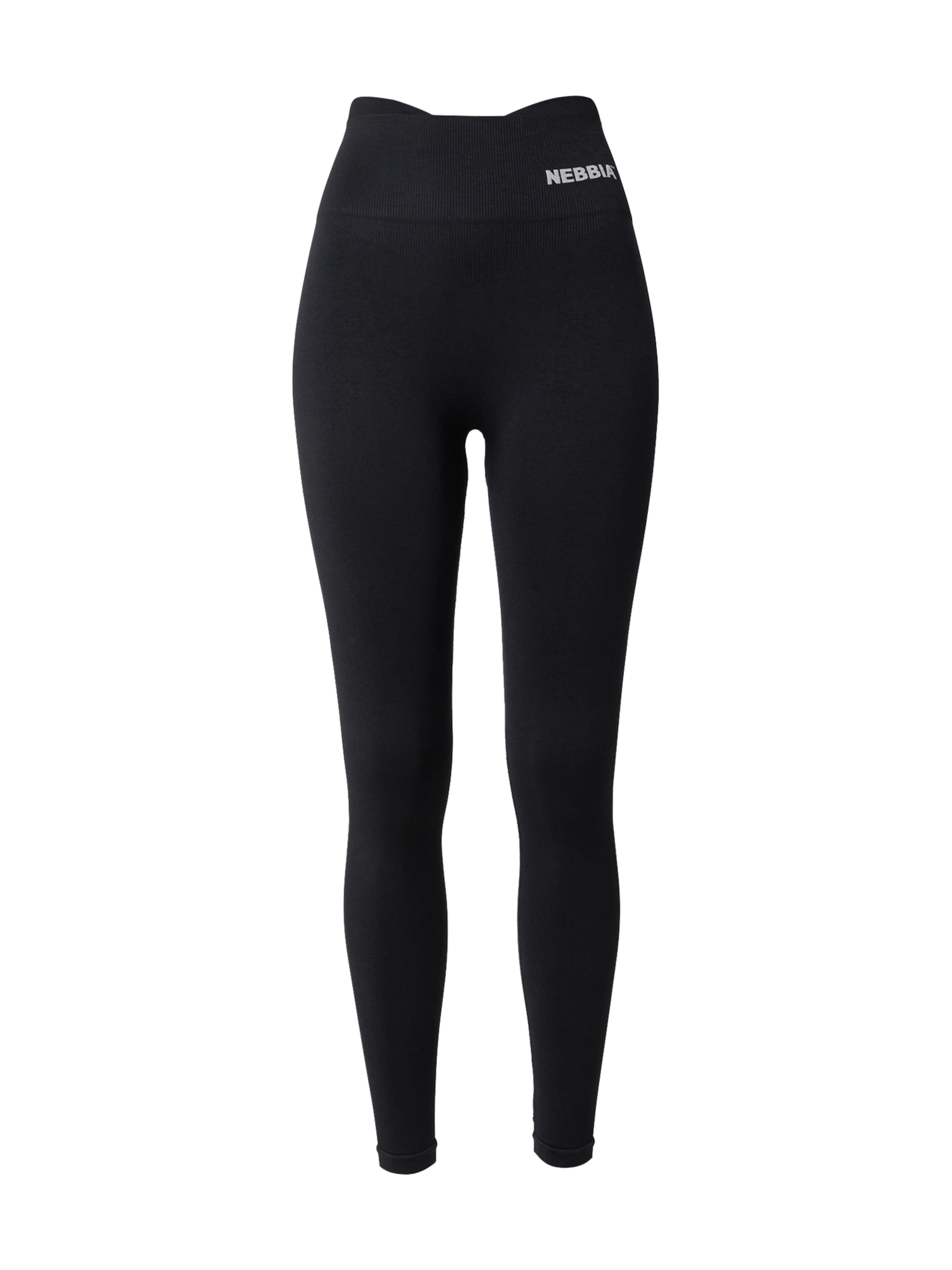 NEBBIA - Skinny Calças de desporto em preto: frente