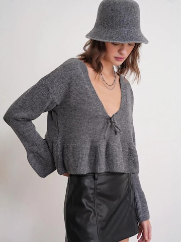 MixRay Pullover 'Pullover'‌‌‌‌ in Grau