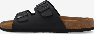 VENEZIA Pantolette in Schwarz: Vorderseite