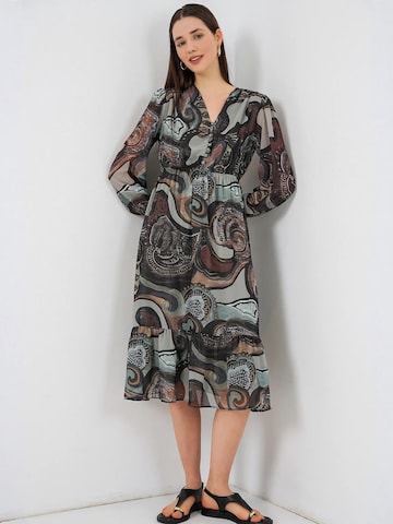 Bigdart - Vestido em mistura de cores: frente