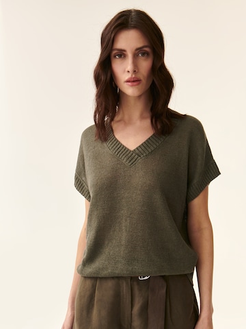 TATUUM - Pullover 'Linoli' em verde