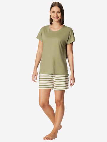 Pyjama ' Casual Essentials ' SCHIESSER en vert : devant