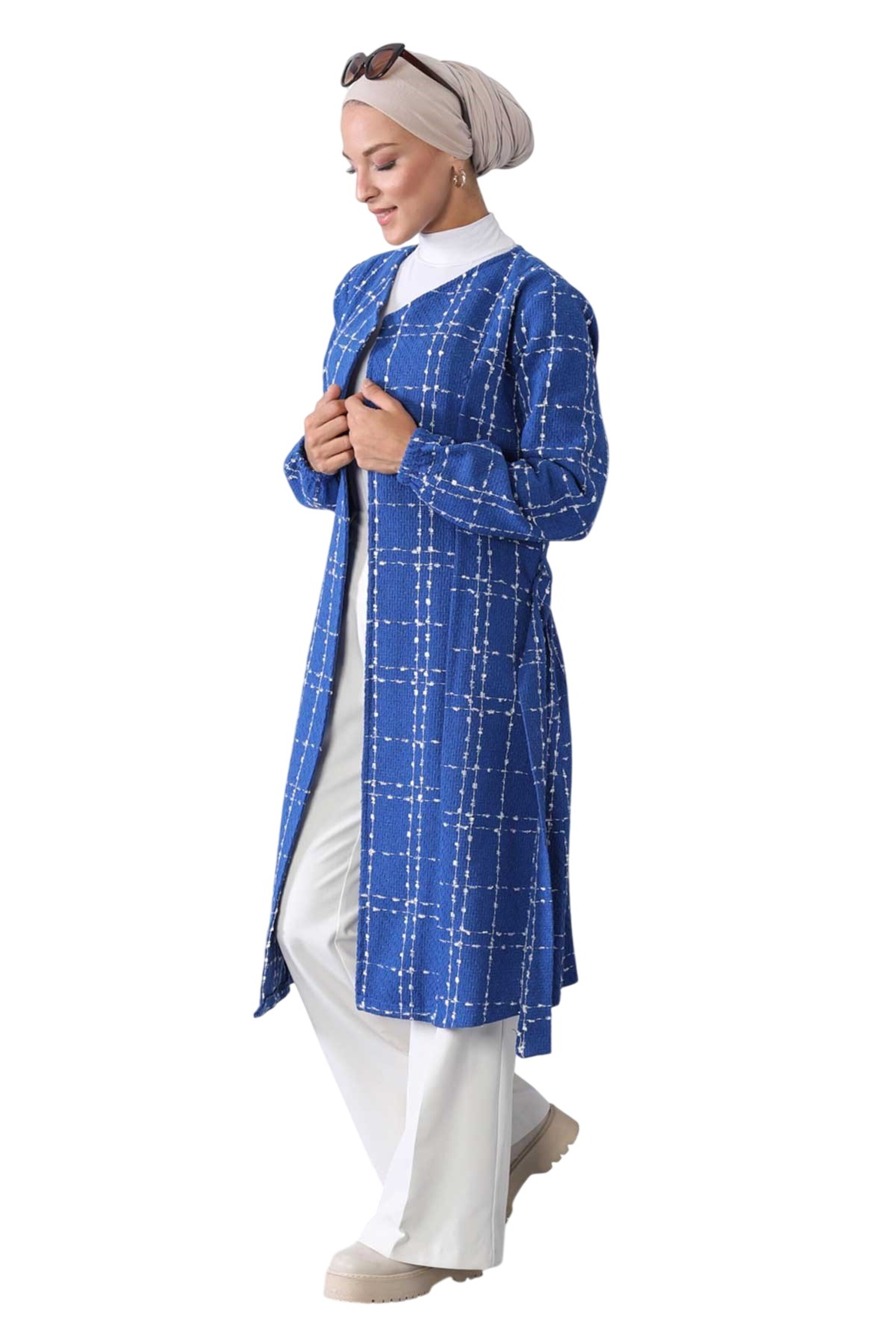 MODAMIHRAM Between-seasons coat in Blue