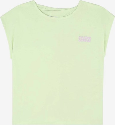 Scalpers T-Shirt en vert pastel / blanc, Vue avec produit