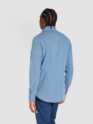 Michael Kors Slim fit Button Up Shirt in Blue