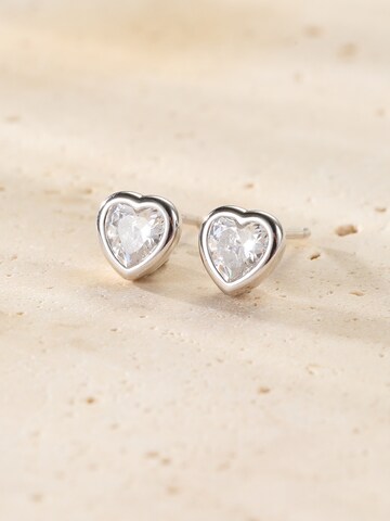 Orecchini 'Crystal Love' di Hey Happiness in argento