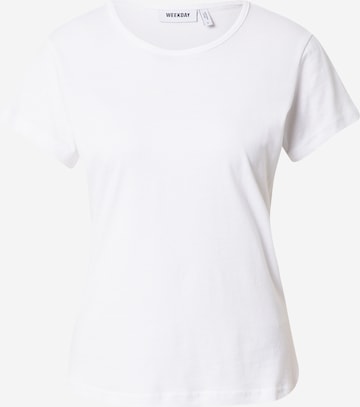 WEEKDAY Shirt 'Fave' in White: front