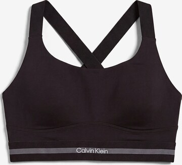 Soutien-gorge de sport Calvin Klein Sport en noir : devant
