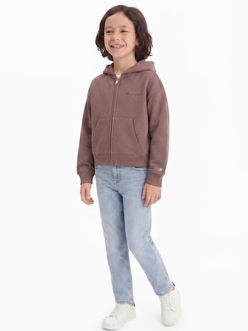 Veste de survêtement Champion en marron : devant