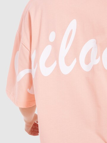 T-Shirt ' Liquid Brail ' Smilodox en rose
