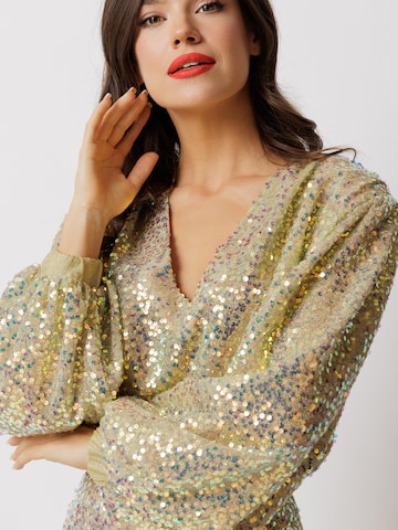 Couture de Marie Blouse 'SOLÈNE' in Goud