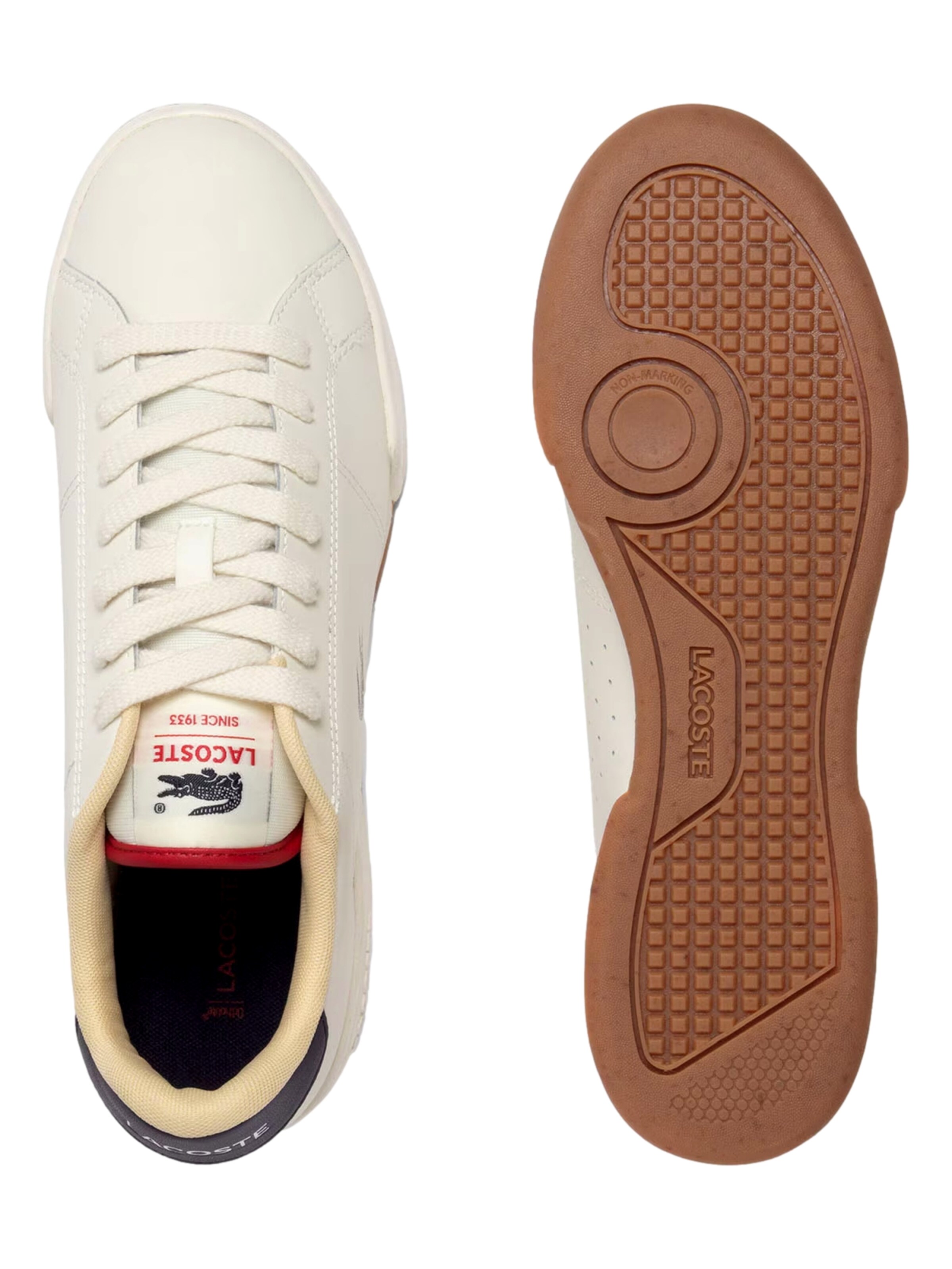 LACOSTE Nizke superge 'Carnaby Cup' | bela barva