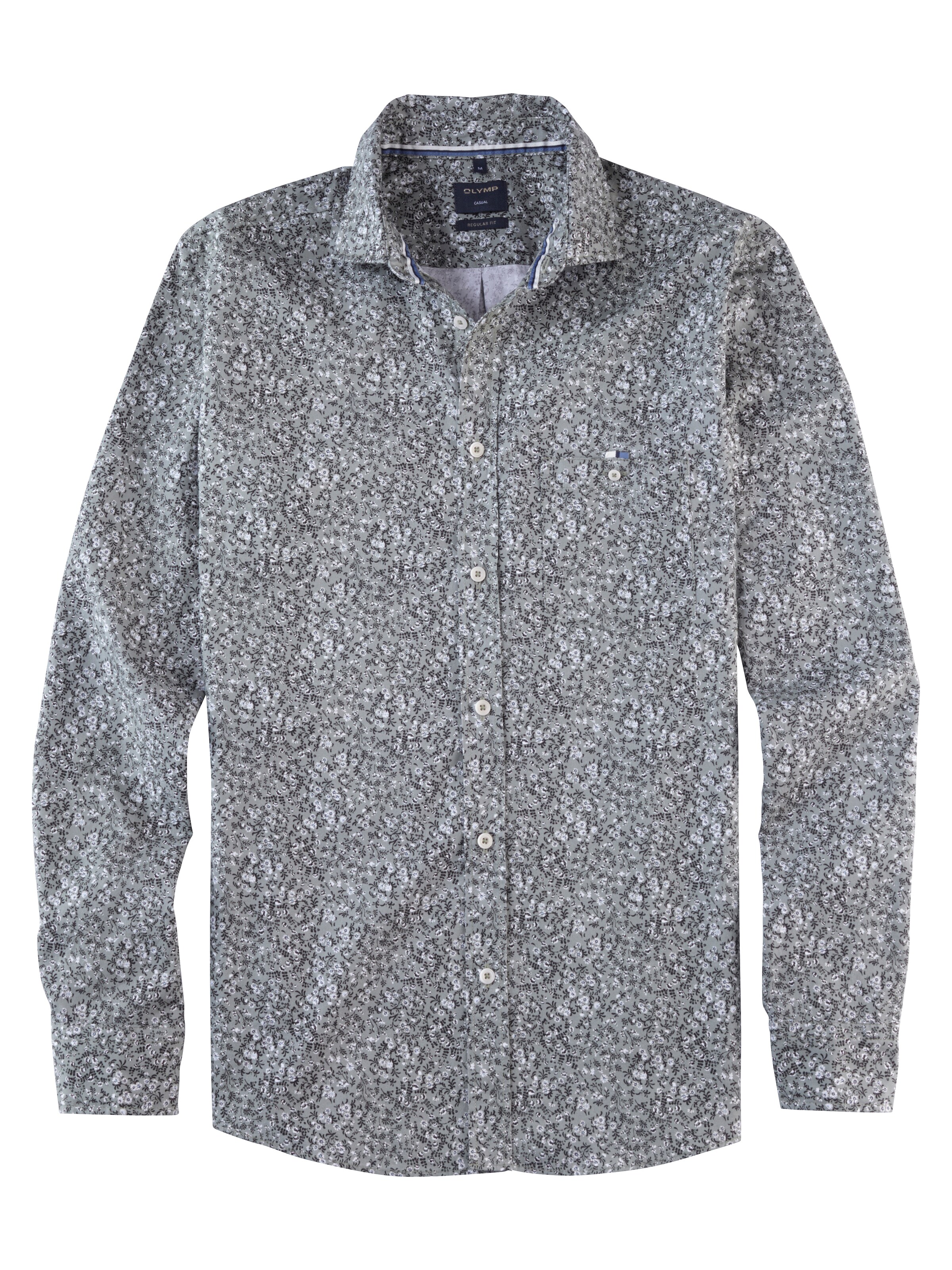 OLYMP Slim Fit Hemd in Grün: Vorderseite