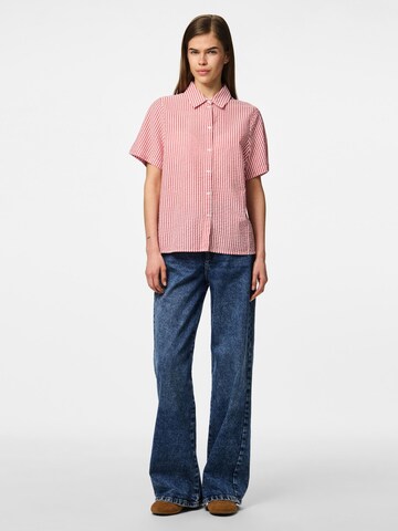 PIECES Blouse 'PCSally' in Rood